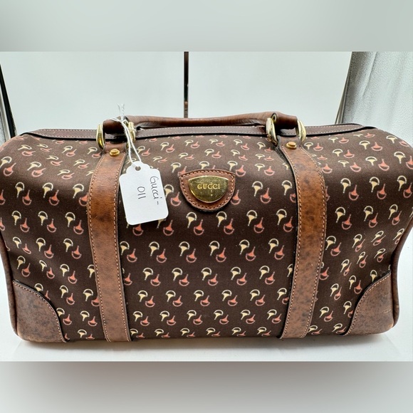 Gucci-Authentic-Vintage Horsebit Motif Boston Bag - GORGEOUS! - Picture 12 of 13